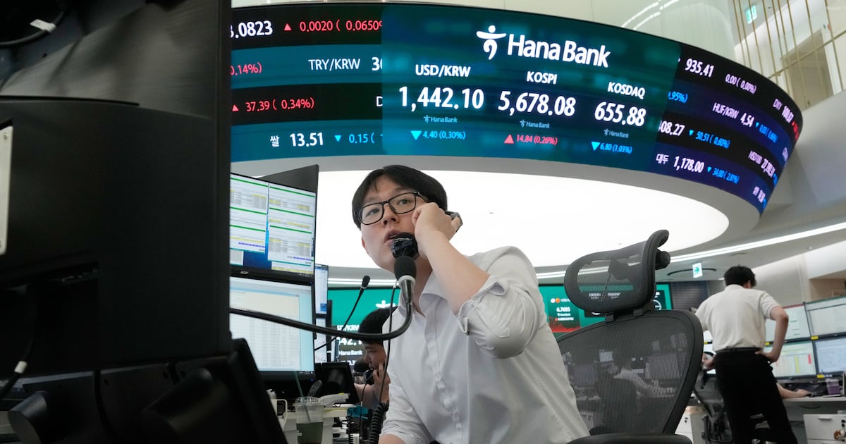 South Korea’s Kospi index jumps more than 16% on a surge of chipmaking stocks